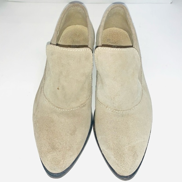 Free People Brady Loafer Lt Tan Slip On Leather Casual Boho Pointed Toe … - Picture 4 of 11